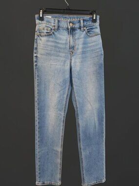 American Eagle Super High Waisted Straight Jeans Size 000